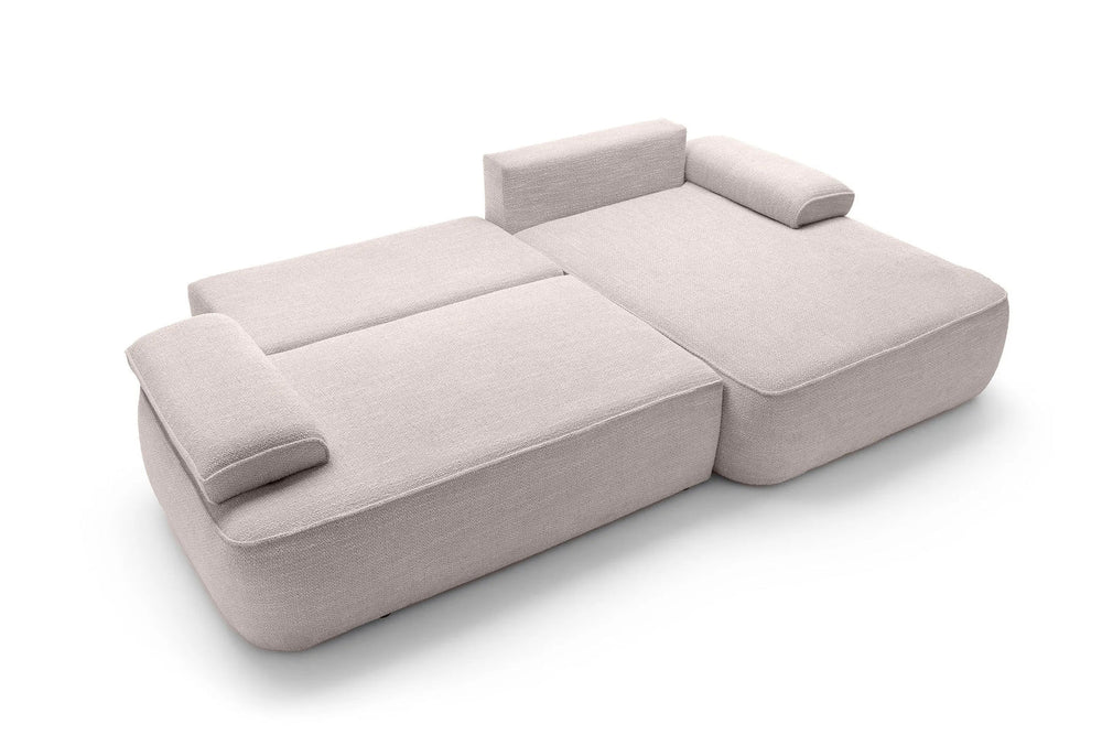 Kampinė sofa COLINA, kreminė, Mora 24