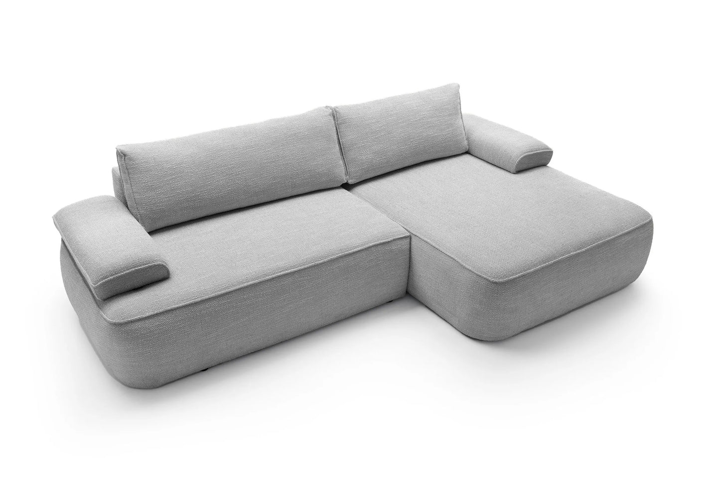 Kampinė sofa COLINA, pilka, Mora 06