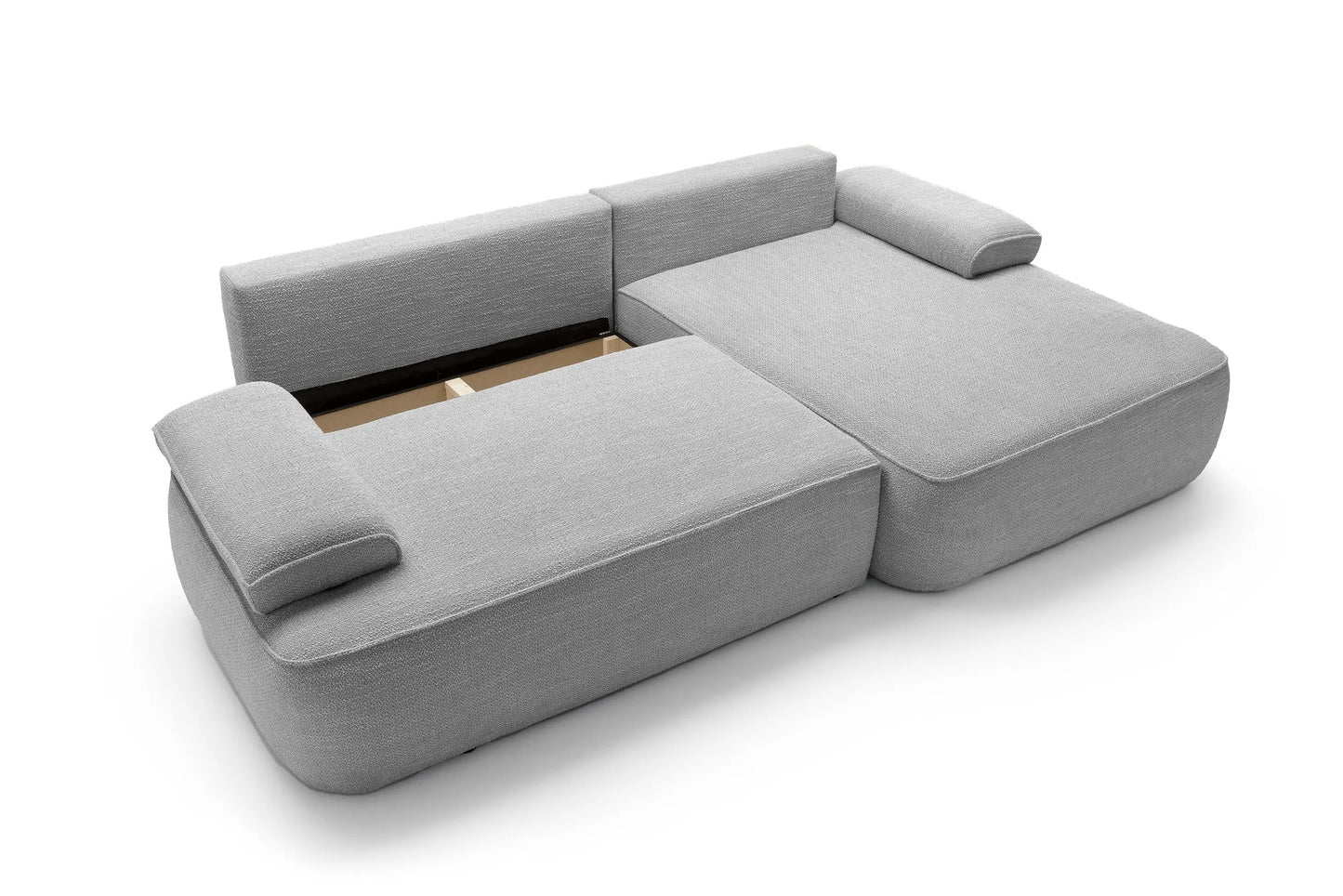 Kampinė sofa COLINA, pilka, Mora 06