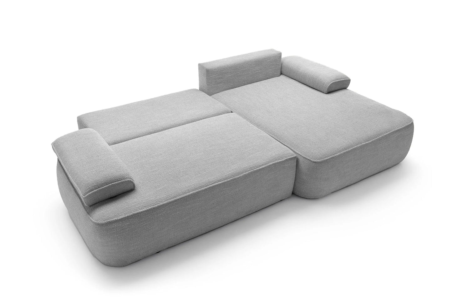 Kampinė sofa COLINA, pilka, Mora 06