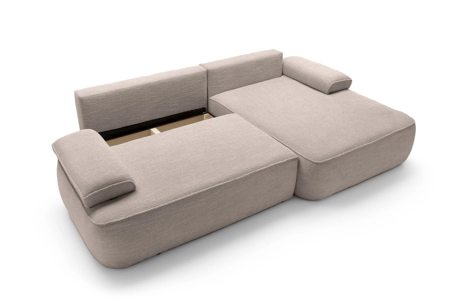 Kampinė sofa COLINA, smėlio ruda, Mora 34
