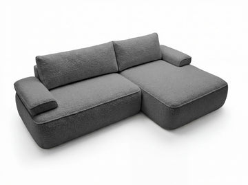 Kampinė sofa COLINA, tamsiai pilka, Abriamo 07