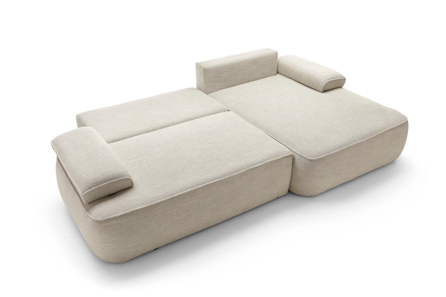 Kampinė sofa COLINA, smėlinė, Mora 21