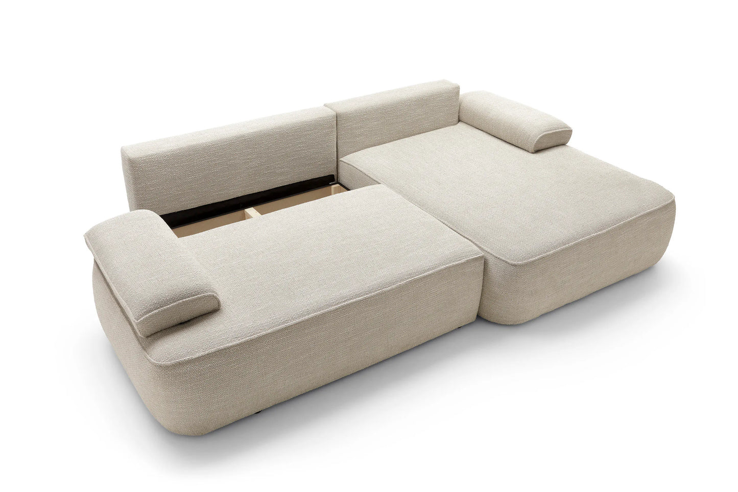 Kampinė sofa COLINA, smėlinė, Mora 21