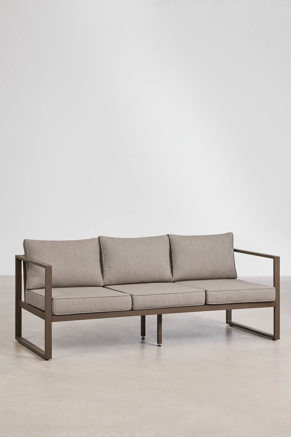 ALCANTO three-seater sofa, chocolate