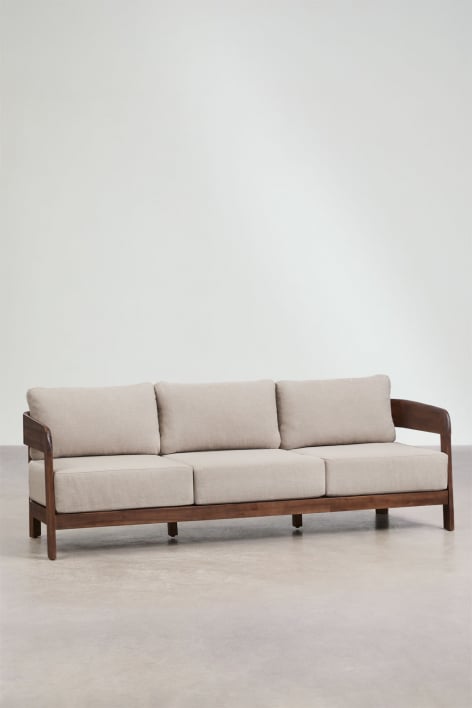 Oval outdoor coffee table CIMENTO, tapioca sand