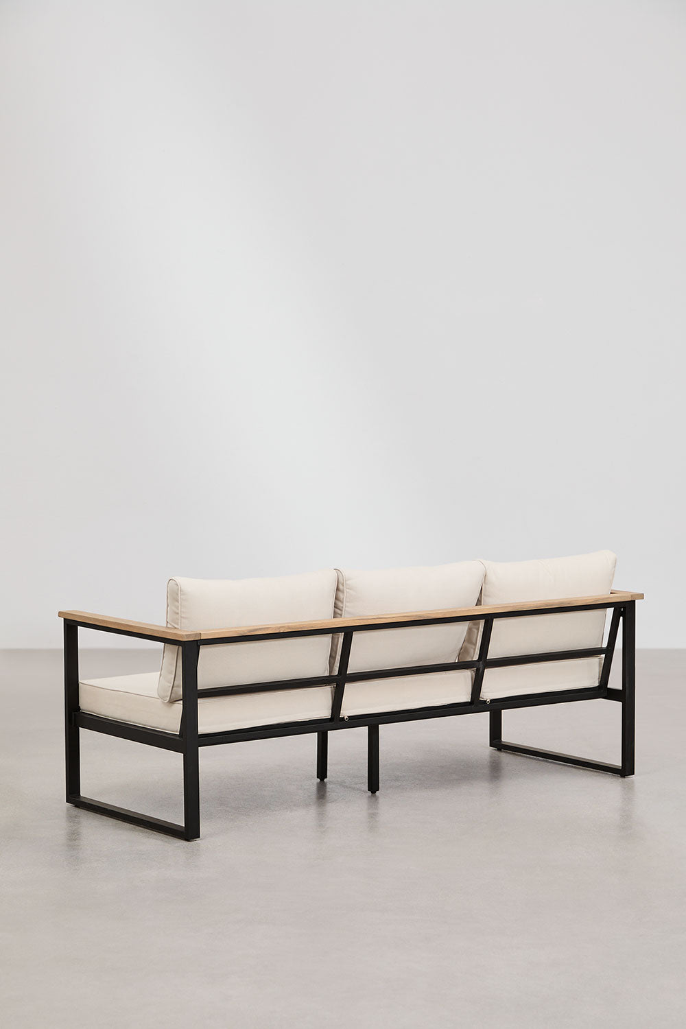 Sofa ALCANTO, trivietė, juoda