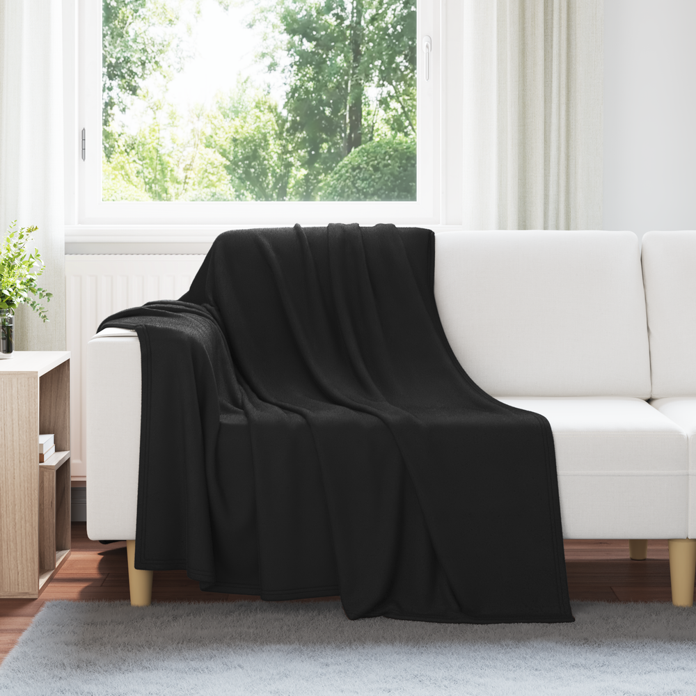 Apklotas Juoda 200 x 150 cm Flysas