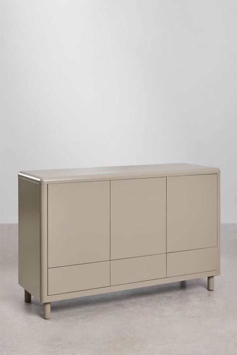 TV skapītis MIGARO, 180 cm, tērauda konstrukcija, gaišā krāsā