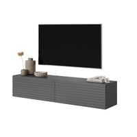 TV staliukas PAVAS, grafito, 140 cm