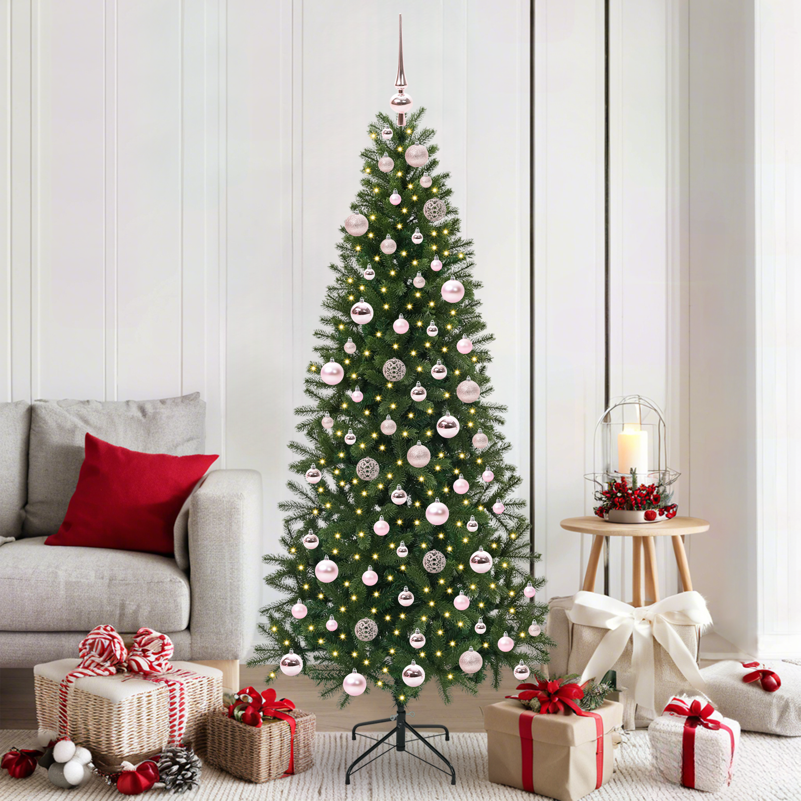 Dirbtinė Kalėdų eglutė BLOOM HOLLOW, su 300 LED Žalia 180 cm.  ir