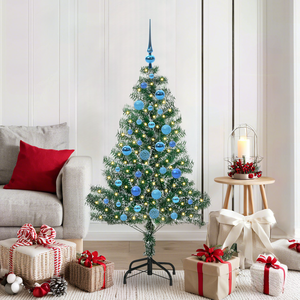 Artificial Christmas Tree With Snow and LED Light with 150 LEDs 150 cm