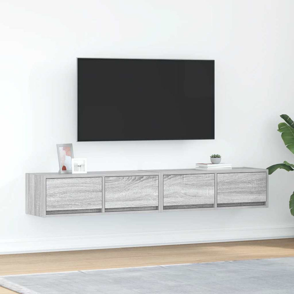 Televizoriaus spintelės, 2vnt., 80x31x25,5 cm, mediena