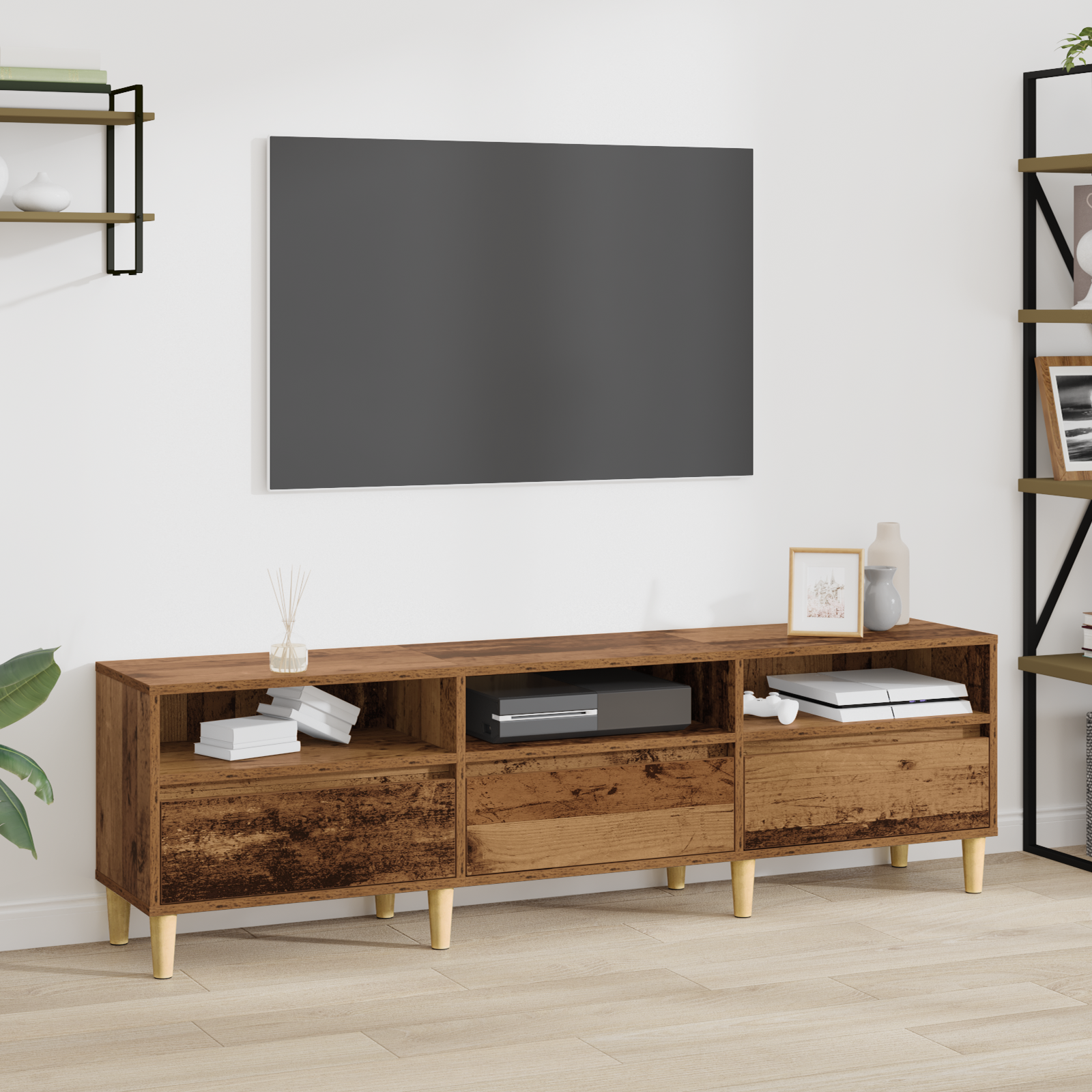 Televizoriaus spintelė Senovinis medis 150 x 30 x 45 cm