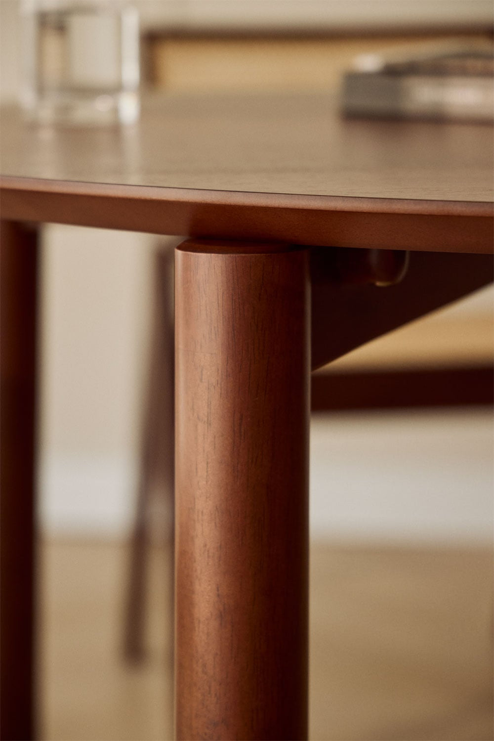 Dining table MODEL, Ø110 cm, wenge color