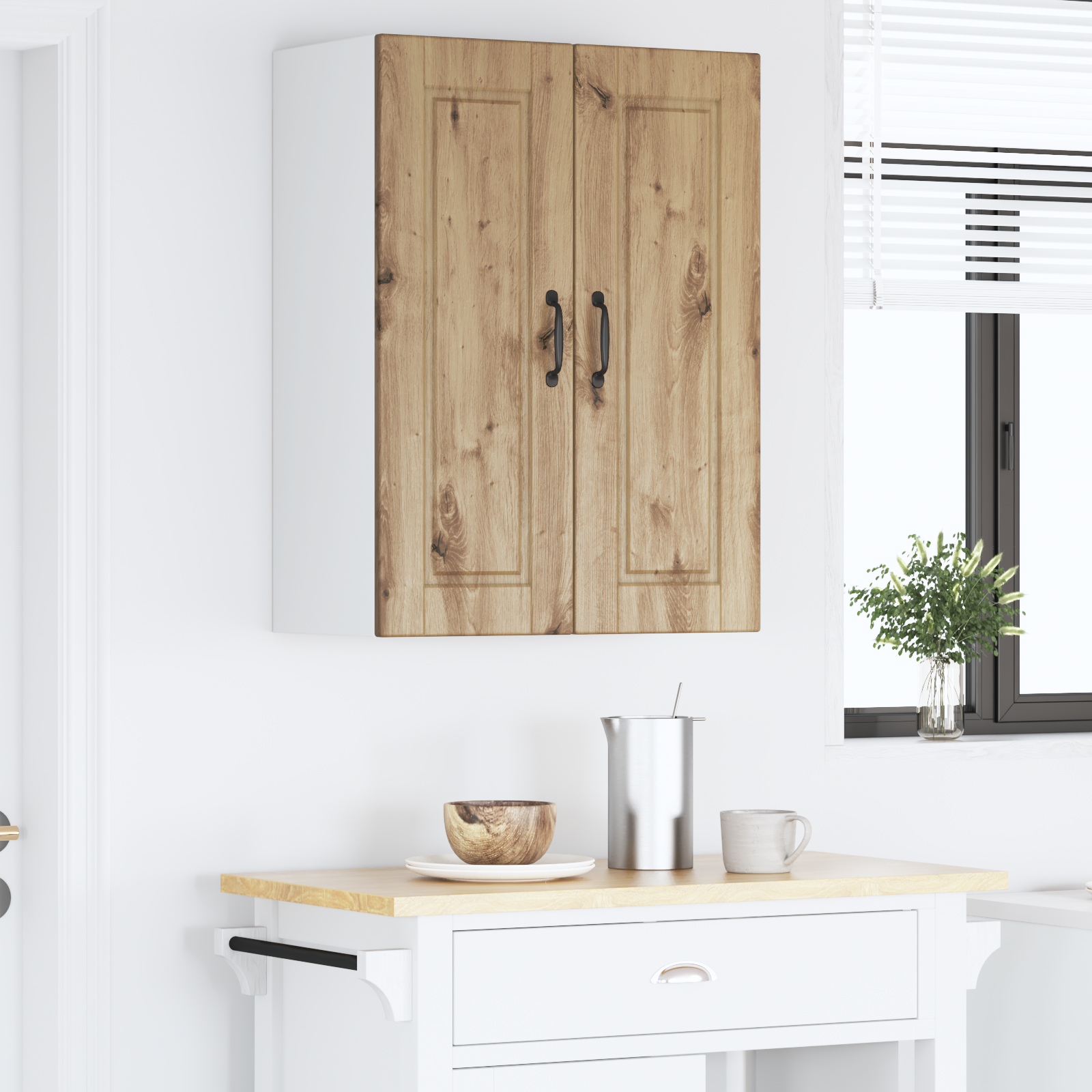 Virtuvės spintelė su lentyna Amatininkų ąžuolas 60 x 31 x 80 cm