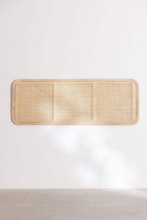 RELDŪ Cabinet, 2 doors, rattan