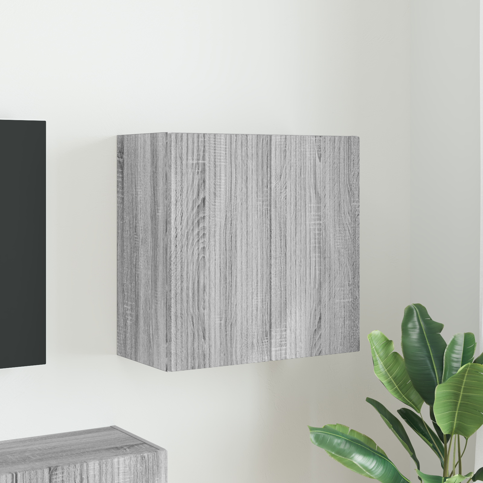 TV sieninė spintelė Pilkas Sonoma 59,5 x 31 x 60 cm