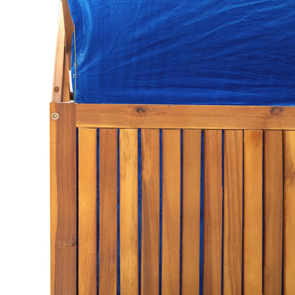 Daiktadėžė su treliažu, 99x50x160cm, akacijos medienos masyvas - Namų Idėja