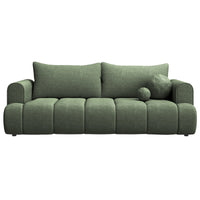 Sofa-lova ELIN, šenilas, žalia spalva