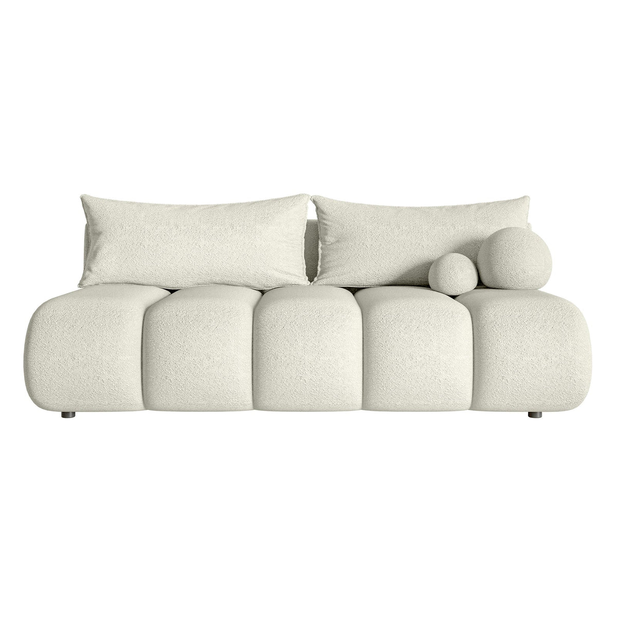 Sofa-lova ELIN mini – bendras vaizdas, kreminė