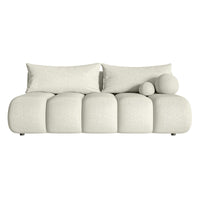 Sofa-lova ELIN mini – bendras vaizdas, kreminė