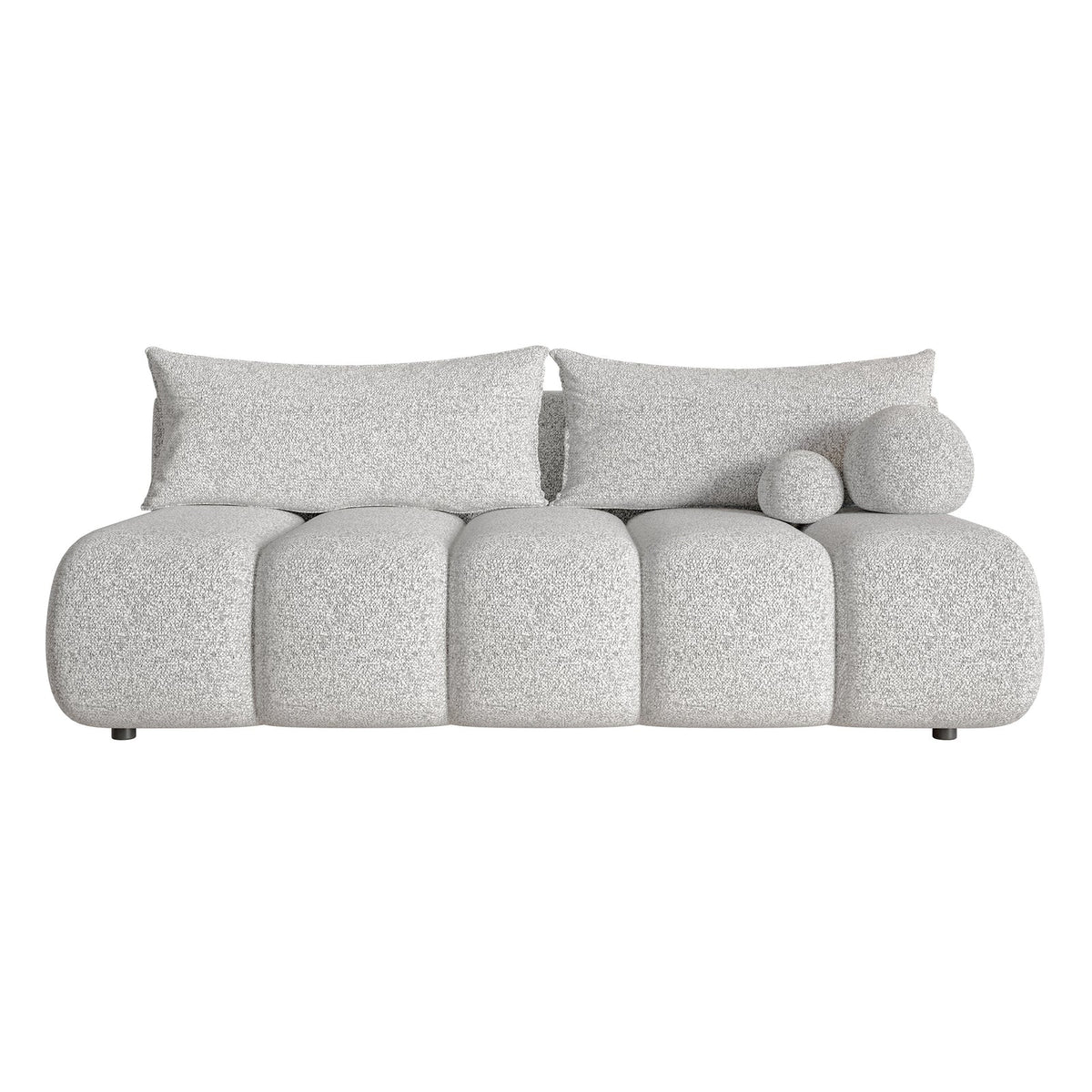Sofa-lova ELIN mini baltame fone, pilka