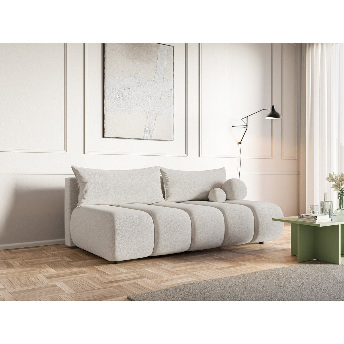 Sofos-lovos ELIN mini užvalkalo detalė