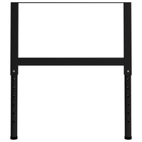 Darbastalio rėmai, 2vnt., juodi, 85x(69 - 95,5)cm, metalas - Namų Idėja