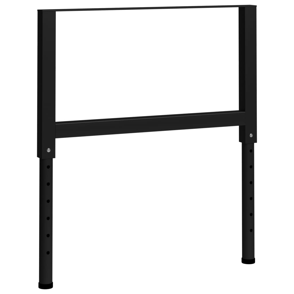 Darbastalio rėmai, 2vnt., juodi, 85x(69 - 95,5)cm, metalas - Namų Idėja