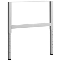 Darbastalio rėmai, 2vnt., pilki, 85x(69 - 95,5)cm, metalas - Namų Idėja