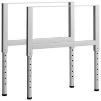 Darbastalio rėmai, 2vnt., pilki, 85x(69 - 95,5)cm, metalas - Namų Idėja