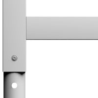 Darbastalio rėmai, 2vnt., pilki, 85x(69 - 95,5)cm, metalas - Namų Idėja