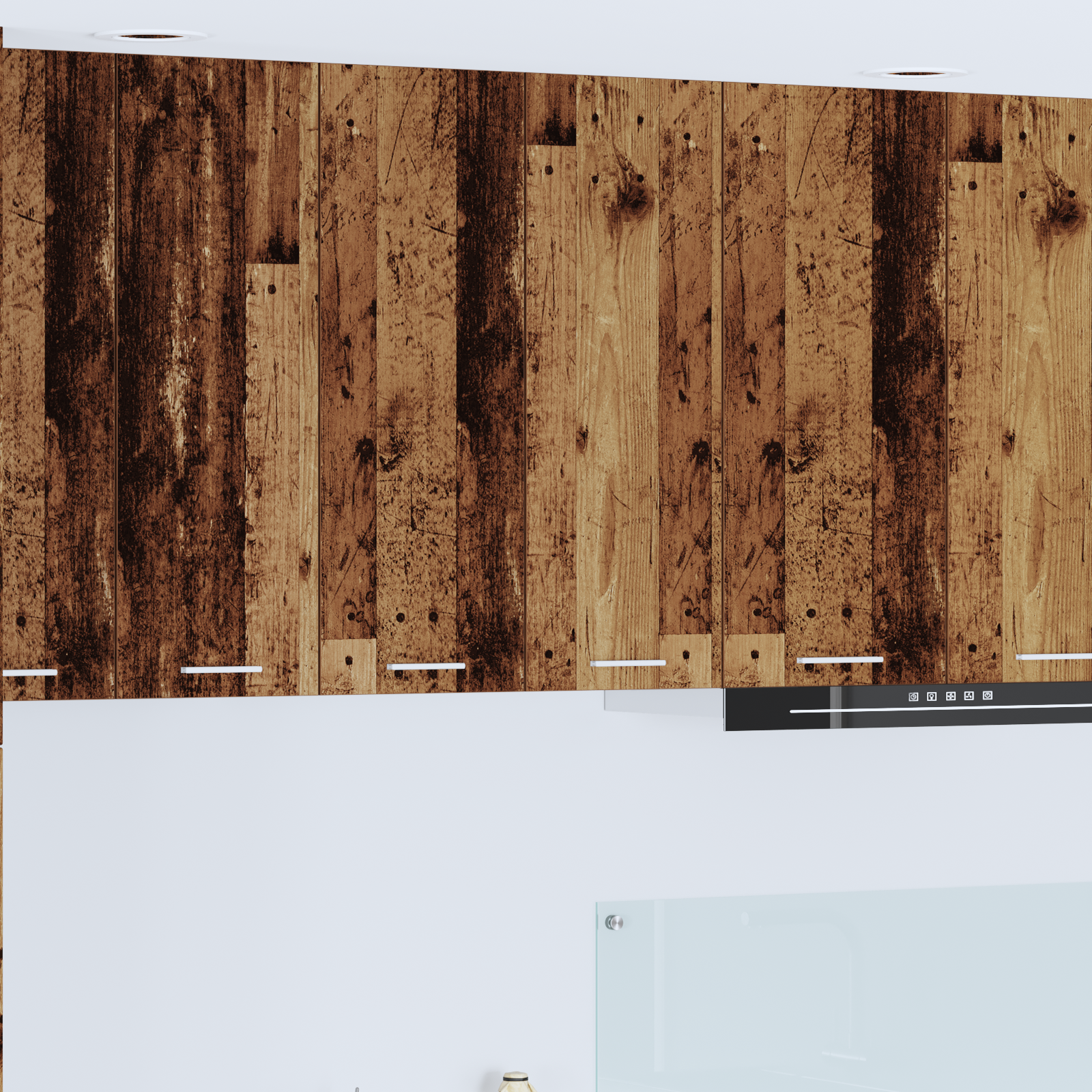 Wall Cabinet Riga Antique wood 60 x 31 x 80 cm