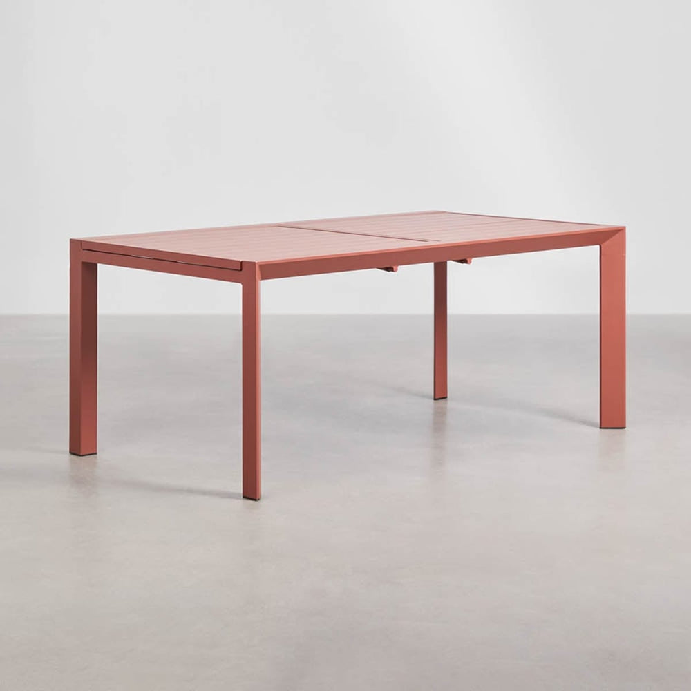 Outdoor table STARMI, extendable, terracotta