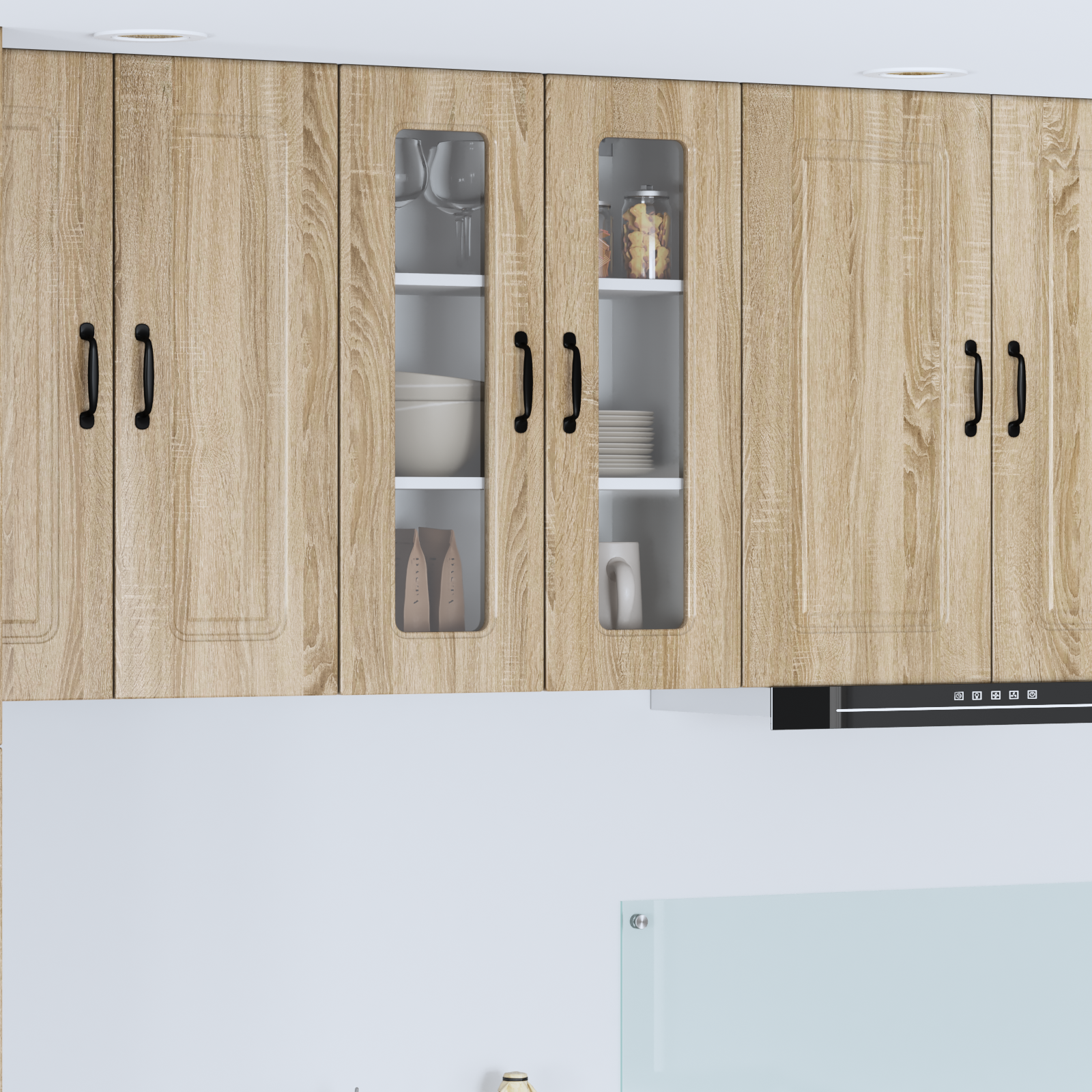 Wall kitchen cabinet Sonoma oak 60 x 31 x 80 cm
