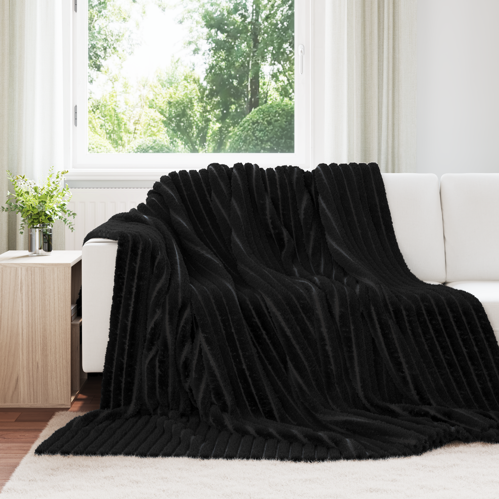 Duvet Black 240 x 220 cm Flysas