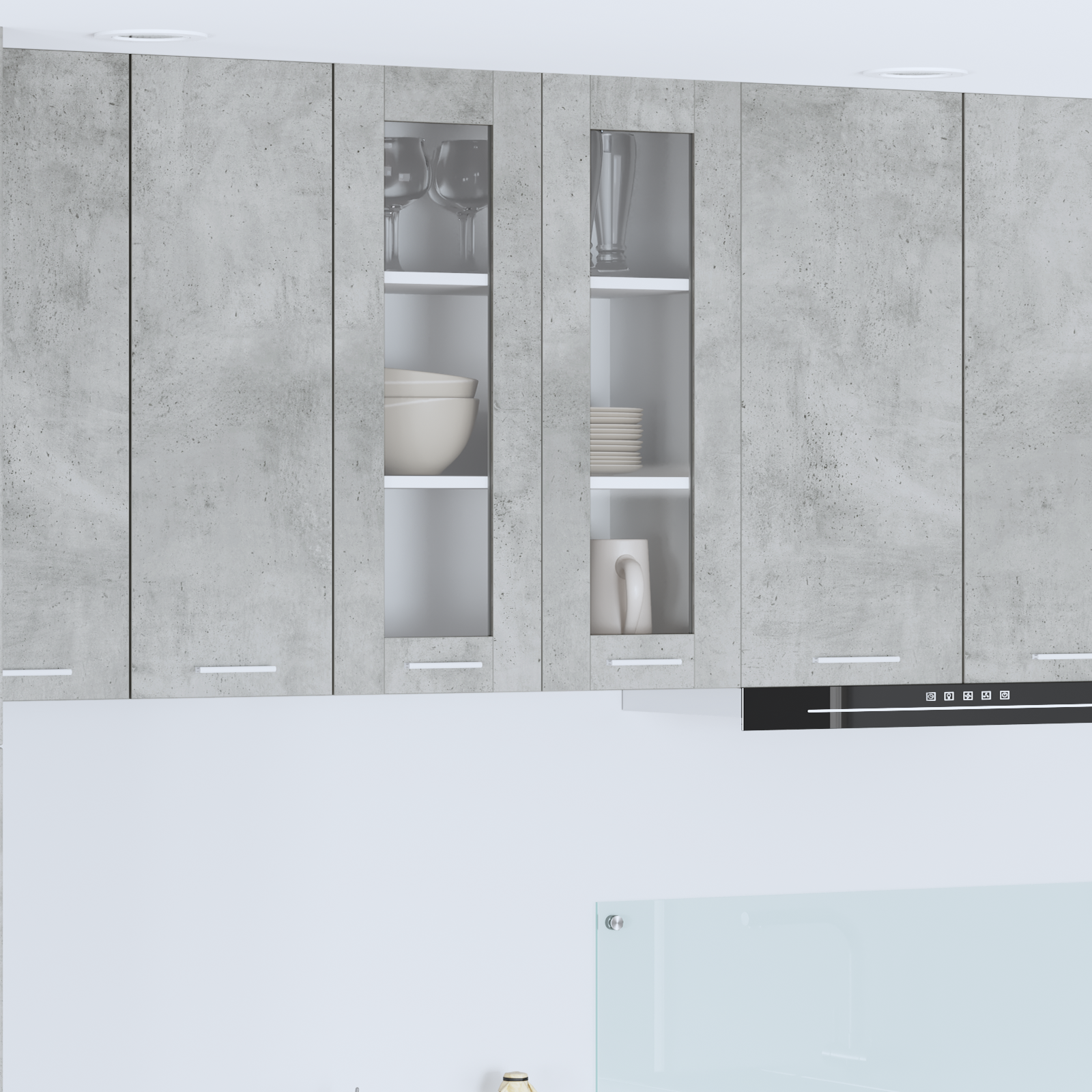 Pakabinama spintelė Riga Betono pilka 60 x 31 x 80 cm