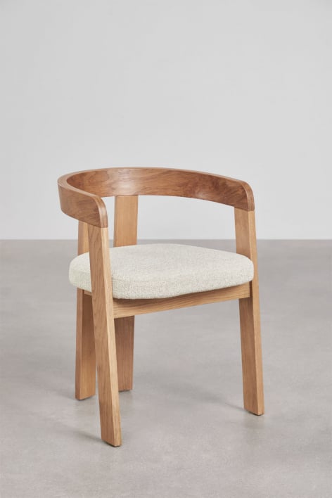 Apaļš pusdienu galds PALOARA Ø120 cm, MDF un kaučukoku finieris