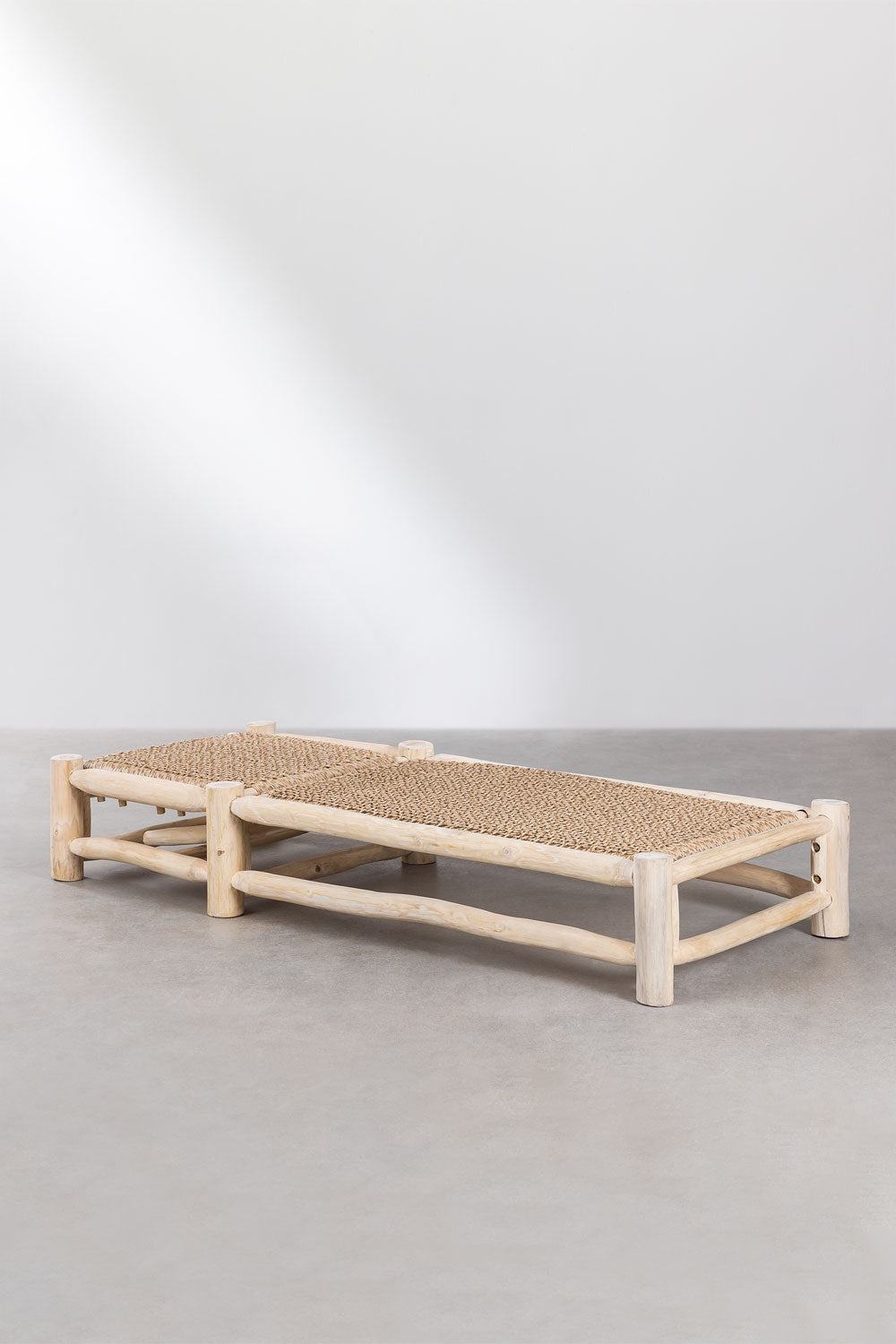 Reguliuojamas lauko gultas TEAK, tikmedis