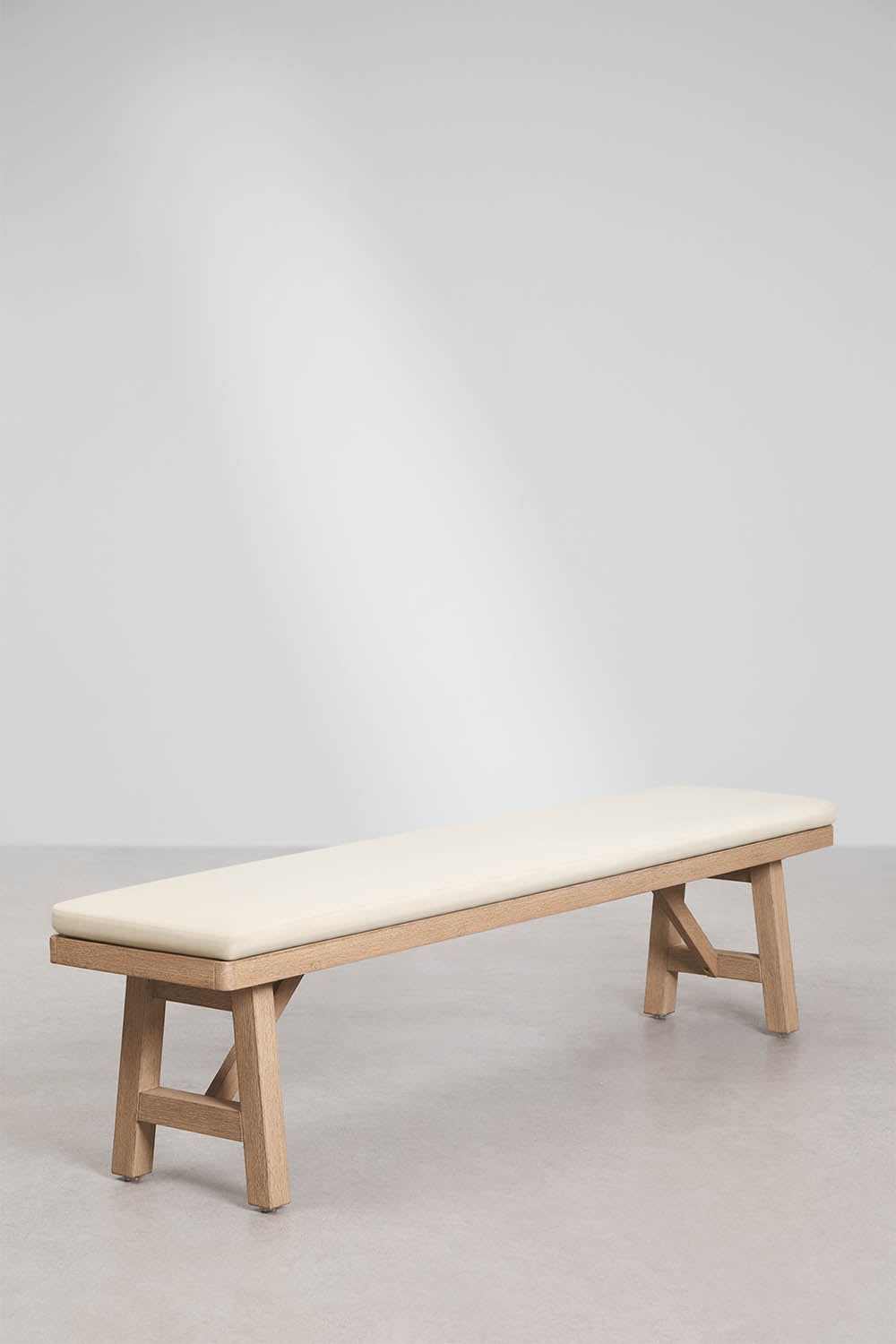 Bench DEXTER, 190 cm, dark brown