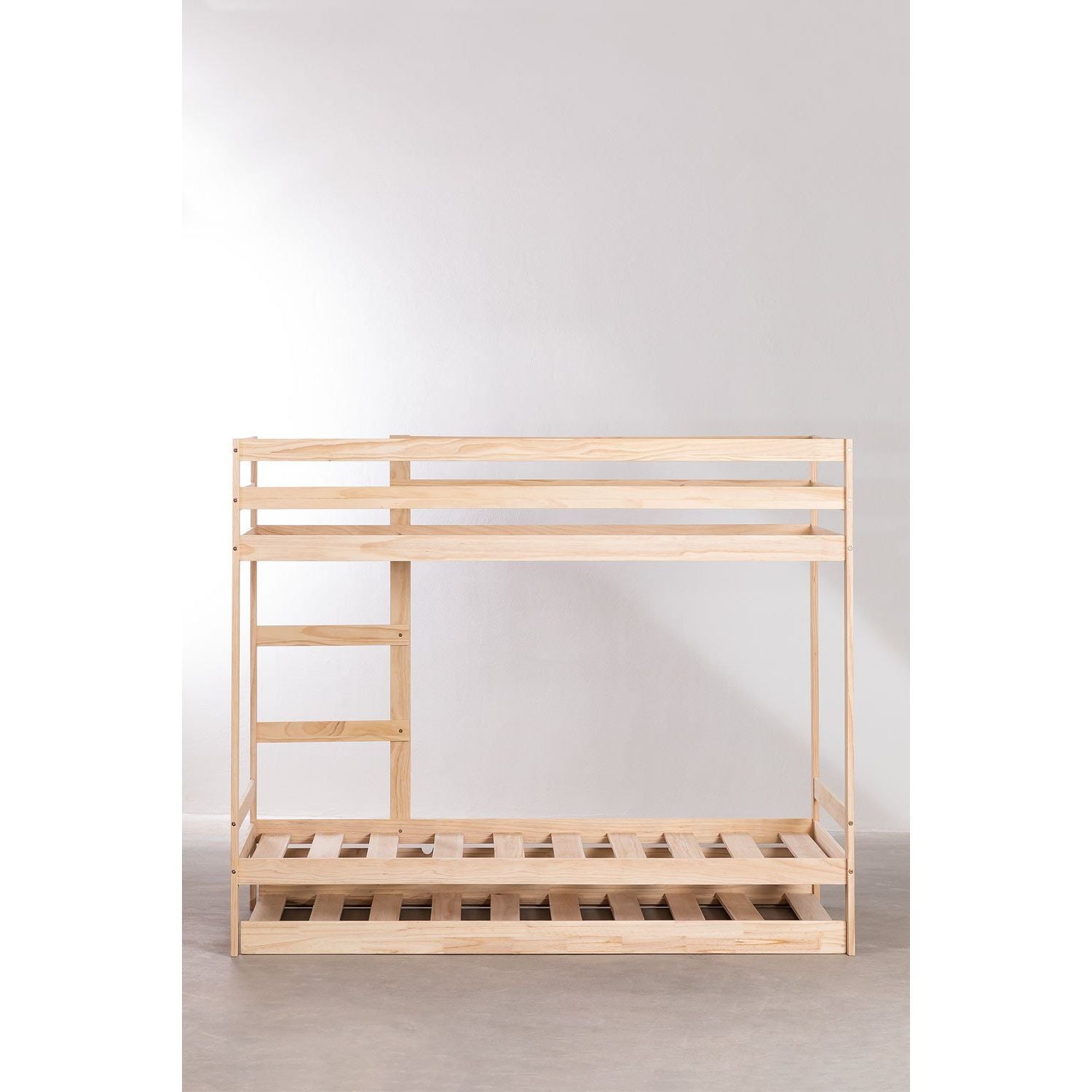 Medinė, dviaukštė lova COALA, 90 cm., pušies mediena