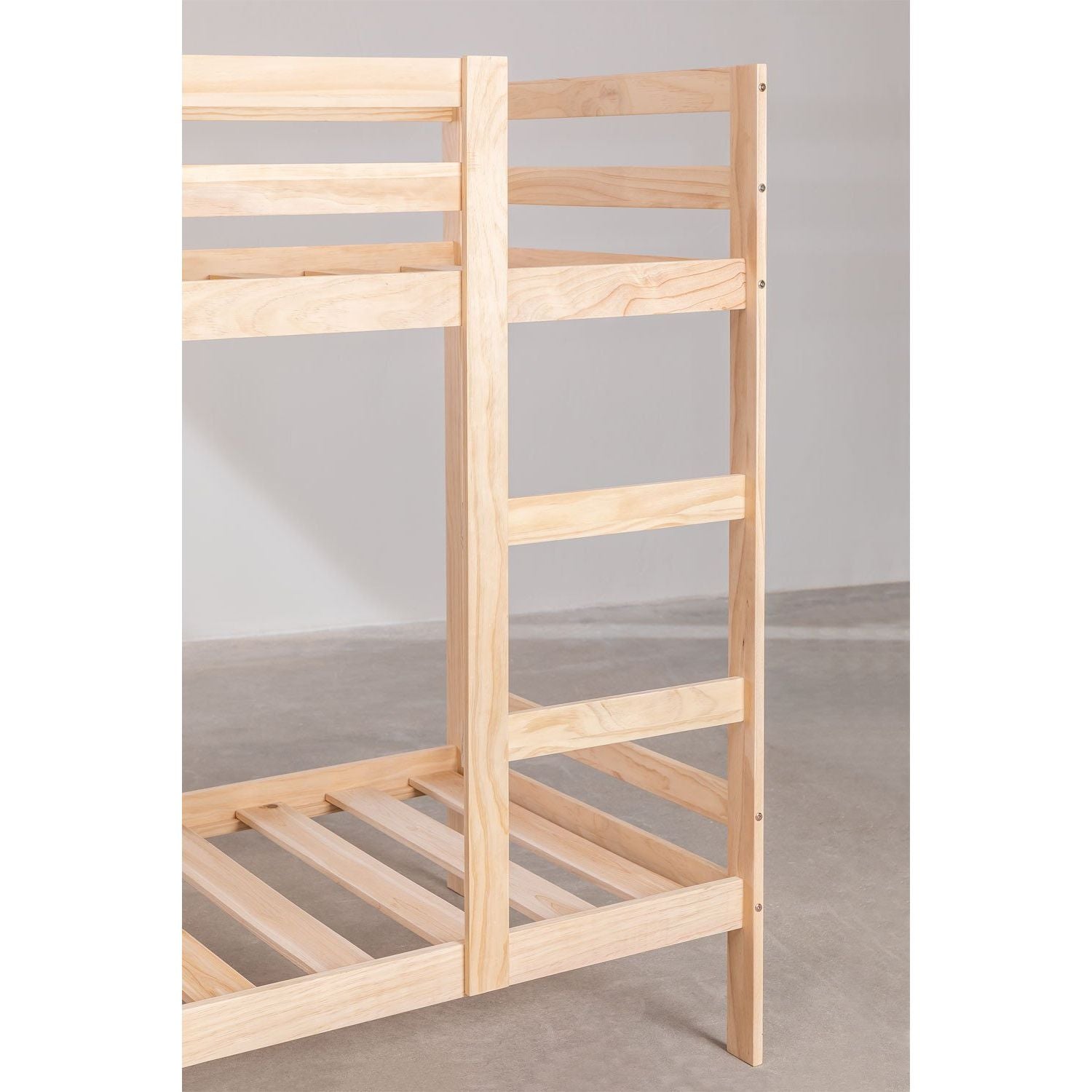 Medinė, dviaukštė lova COALA, 90 cm., pušies mediena