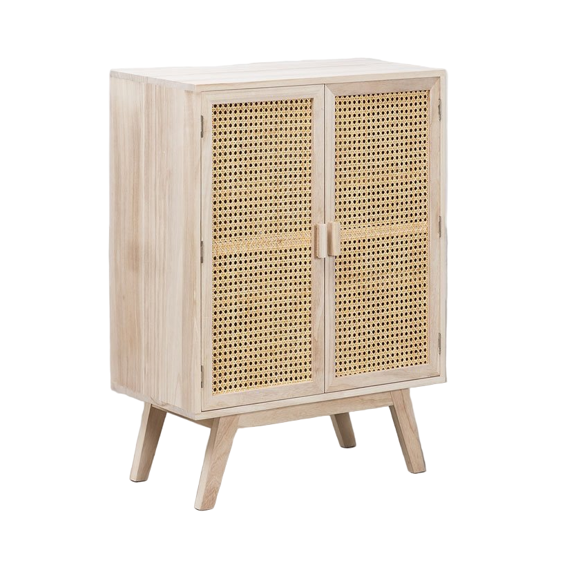 Kredensas RELDU DANDIA, 2 durys, paulovnija+ratanas