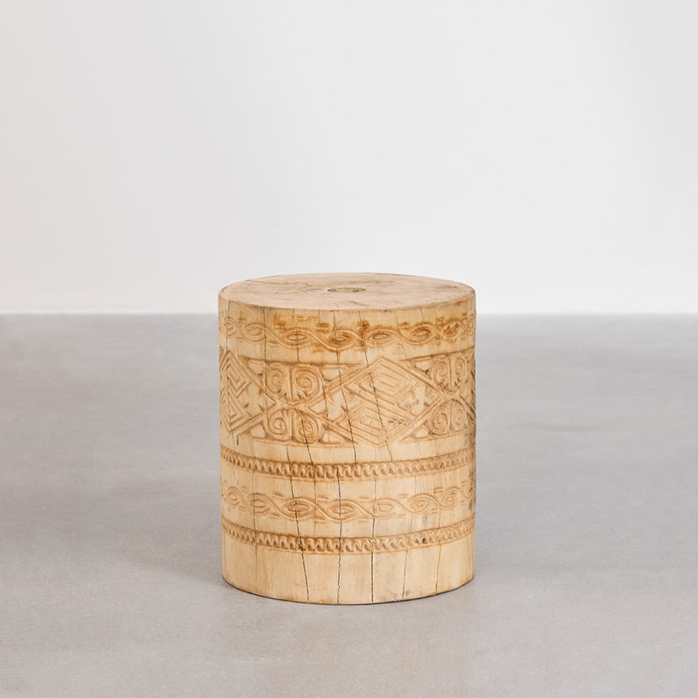 Round parasol base STELLA, natural