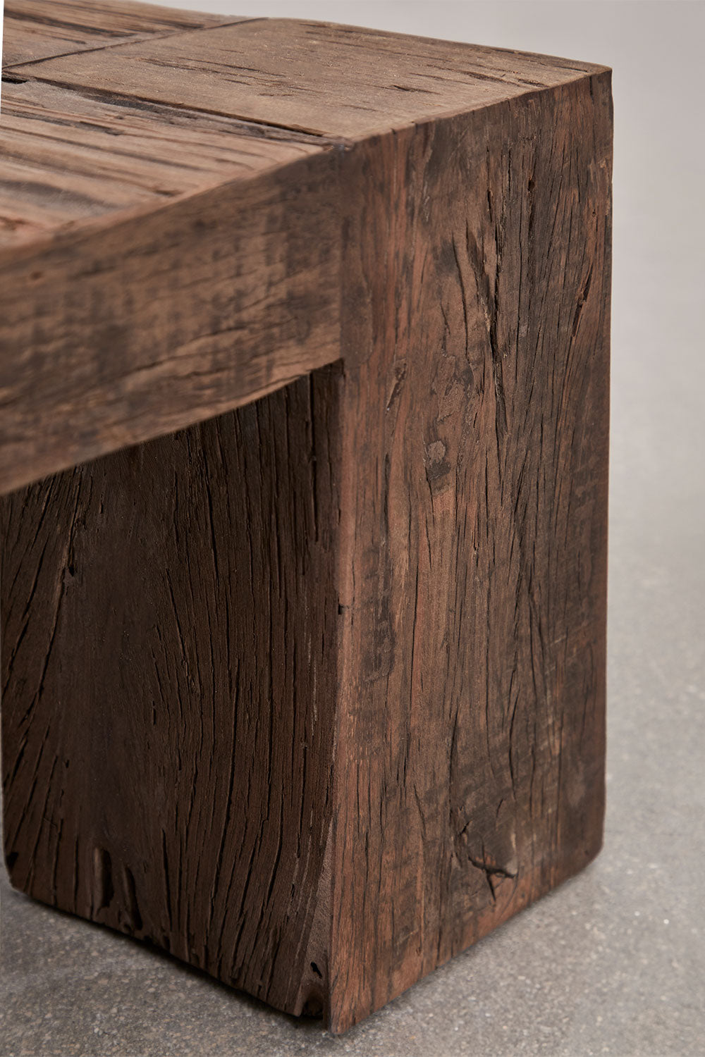 Coffee table JENDEA square, reclaimed wood
