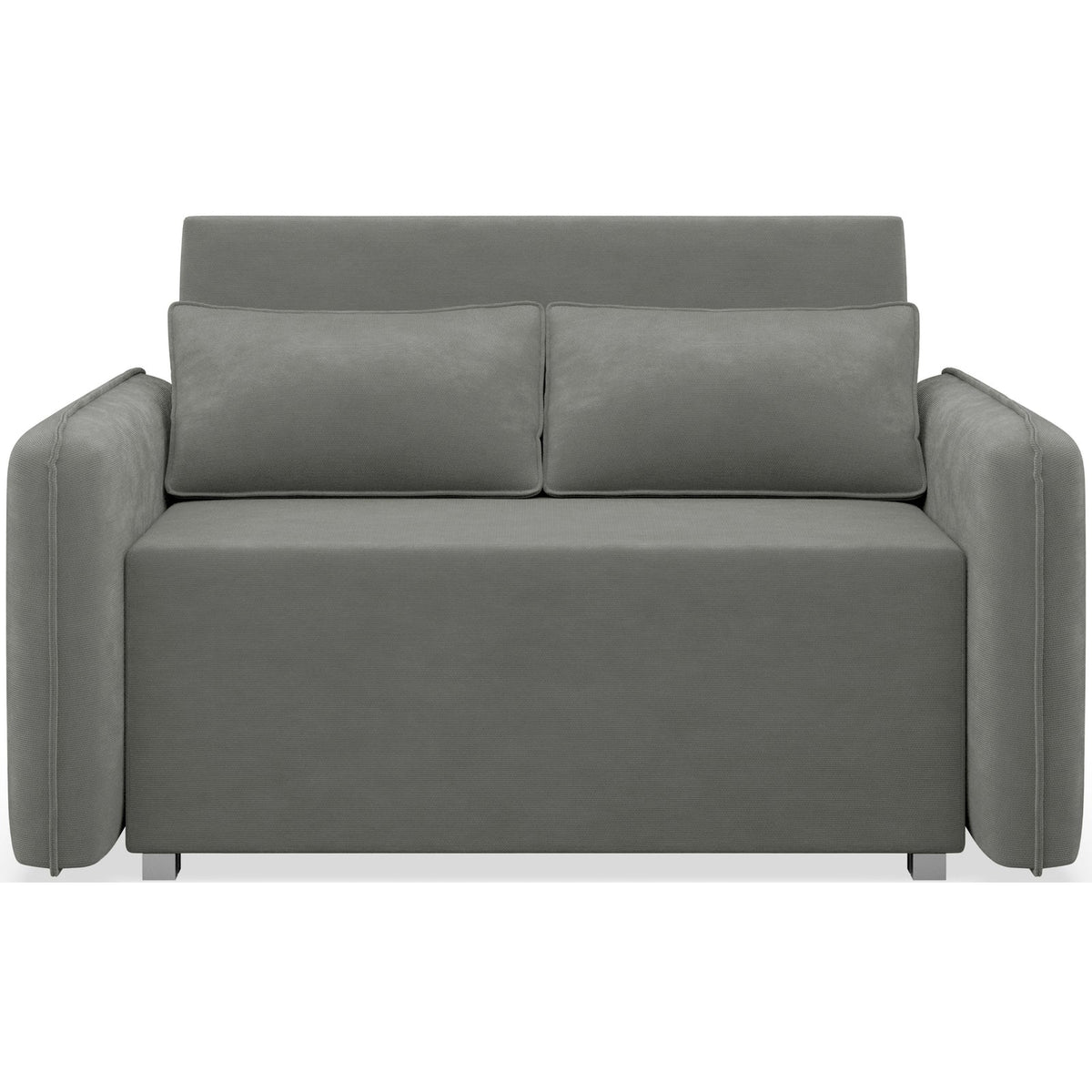 Sofa-lova DUELIA, tamsiai pilka šenilas
