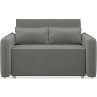Sofa-lova DUELIA, tamsiai pilka šenilas