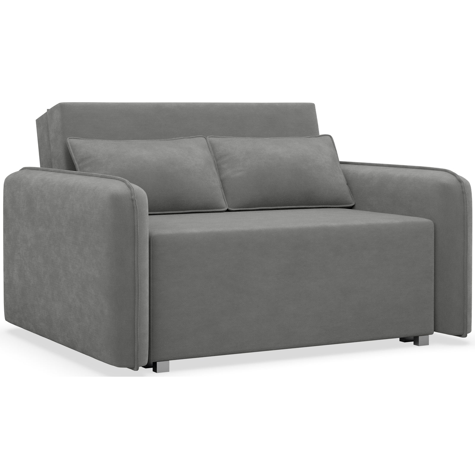 Sofa-lova DUELIA, tamsiai pilka šenilas