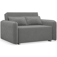 Sofa-lova DUELIA, tamsiai pilka šenilas